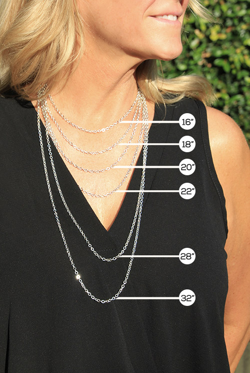 Necklace lengths